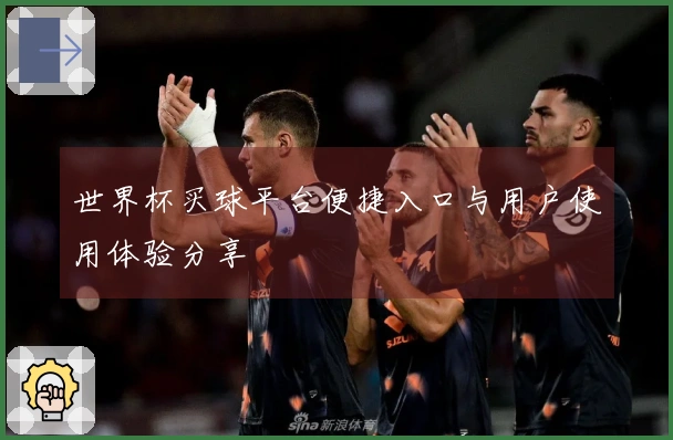 世界杯买球平台便捷入口与用户使用体验分享